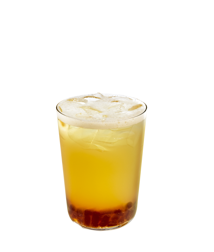 Citrus Green Tea Shaker with Brown Sugar Jelly